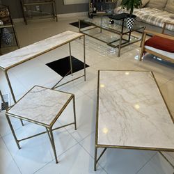 JOSS & MAIN EVELYN SET/ Only Selling side and Coffee table