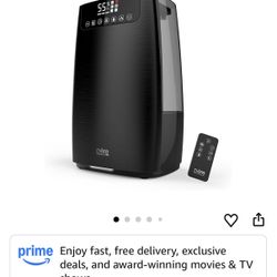 Pure Enrichment HumeXL Pro Warm and Cool Mist Humidifier - Easy-to-Clean 5-Liter Water Tank, Humidity Sensor, Two 360-Degree Rotating Mist Nozzles, To