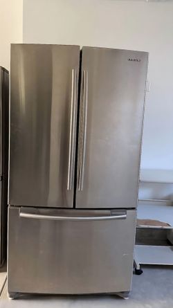 Samsungg 26cu  Staiinless Steel French 3 Door Bottom Freezerr Drawers Refrigeratorr