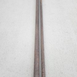 steel bar, pipe
round bar: length-53.5", weight-14 lbs
pipe: length-48" , weight-8 lbs
all for $10