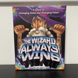The Wizard Always Wins Board Card Game Prospero Hall 2-5 Players Fantasy 2017
