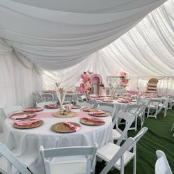 Tent Draping, Tent Decorations Tent Drapes