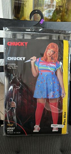 Chucky Adult Plus (1X) Costume NEW