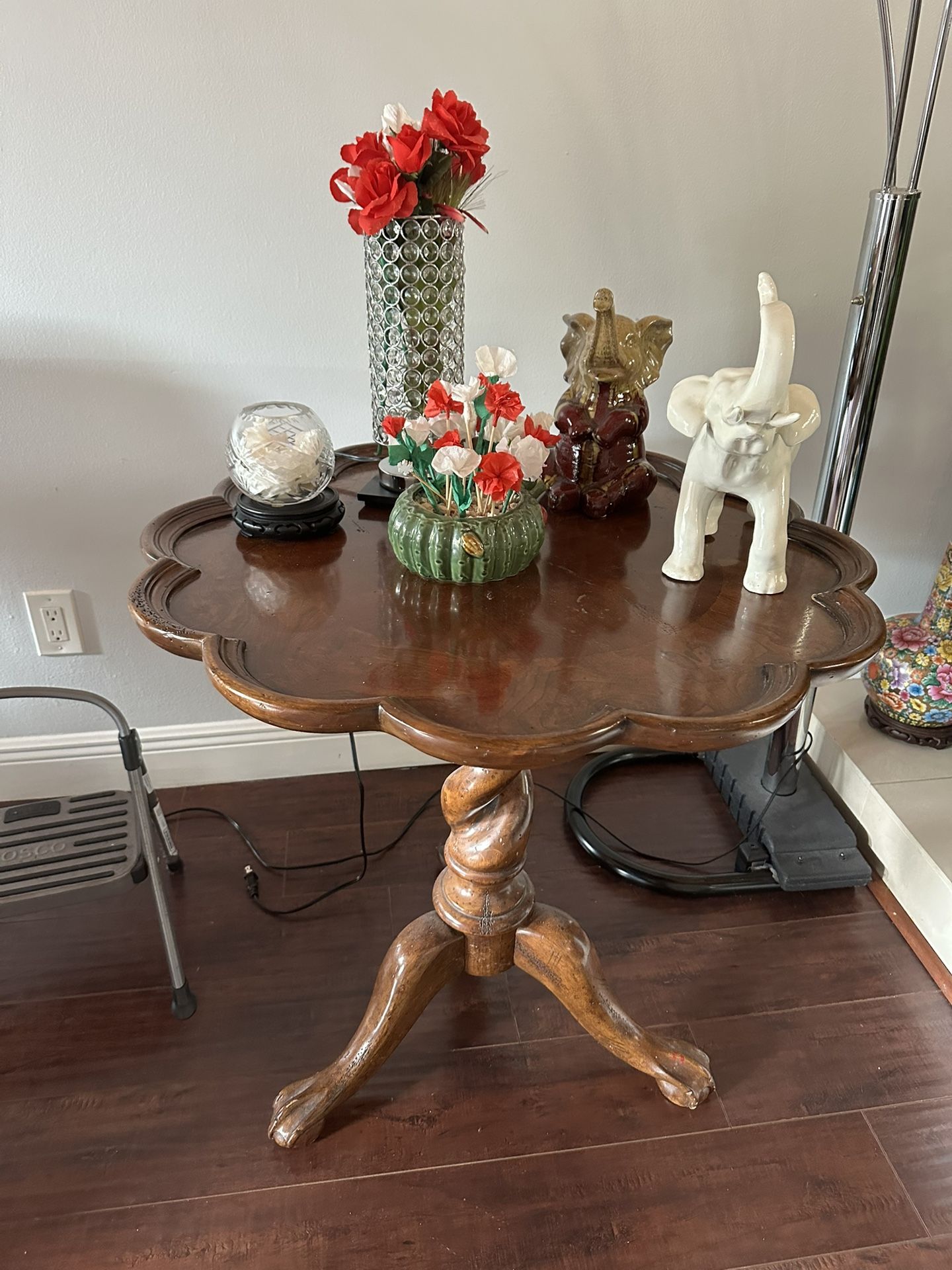 Wood End Table