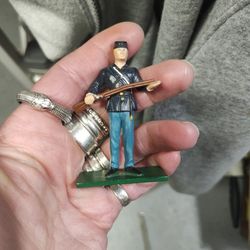 Vintage Blue Box World War 2 Soldier 