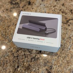 iVANKY 4K@144Hz Steam Deck Dock, 8-in-1 Docking Station for ASUS ROG Ally X/Legion Go/MSI Claw, ROG Alloy/Valve Stream Deck OLED Hub, HDMI 2.1, 1Gbps 