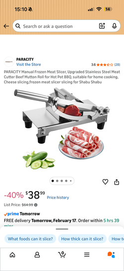 Frozen meat slicer