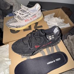 Yeezy Breds V2 Size 9 , Yeezy Zebras Size 9, Jordan 1s Purple Courts Size 9