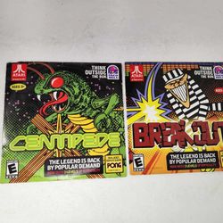 Lot of 2 NEW Atari Taco Bell Promo Games Centipede & Breakout PC Windows Mac