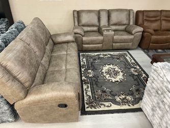 RECLINER SET DROP DOWN TABLE