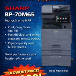 Sharp BP-70M65 Printer -  New