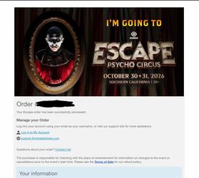 Escape Ticket GA 2 day pass