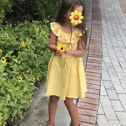 Sergent Major Yellow Dress 4 Years