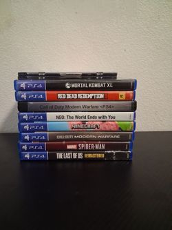 10 PS4 Games Bundle - $50 FIRM - Pickup Only