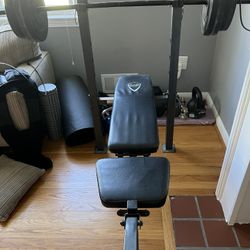 Weight bench With 80lbs Included