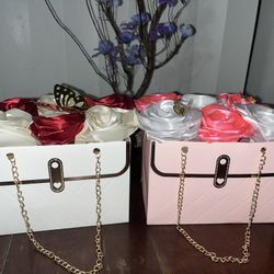 Handmade Floral Purse (custom Colors Available) 