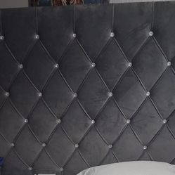 King Size Bed Frame And Corner Stand For Sale