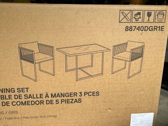 Outdoor bistro set.