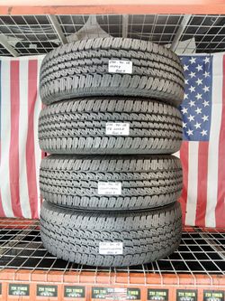 🎁 4 USED TIRES LT275/70R18 CONTINENTAL CONTITRAC TR ALL SEASON HEAVY-DUTY 2757018