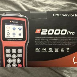 FOXWELL T2000 Pro TPMS Programming Tool, Tire Sensor Relearn & Activation Tool with Full OBD2 Scanner