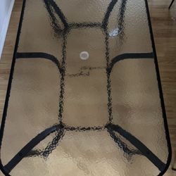 Glass Outdoor Table