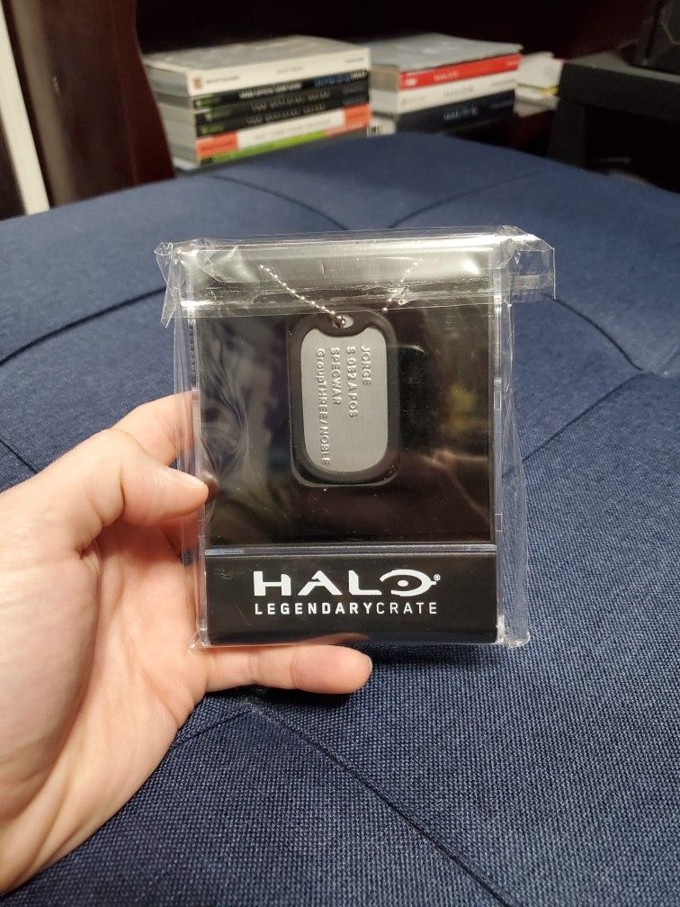 Halo Reach Legendary Loot Crate Jorge Dog Tags