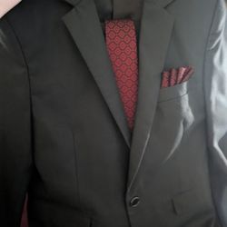 Grey Suit & Tie Set XS