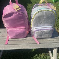 NWT Stoney Clover Lane x Target Transparent And Pink Backpack