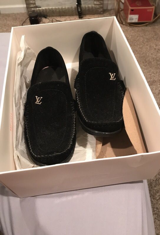Louis Vuitton black Loafers sz 10