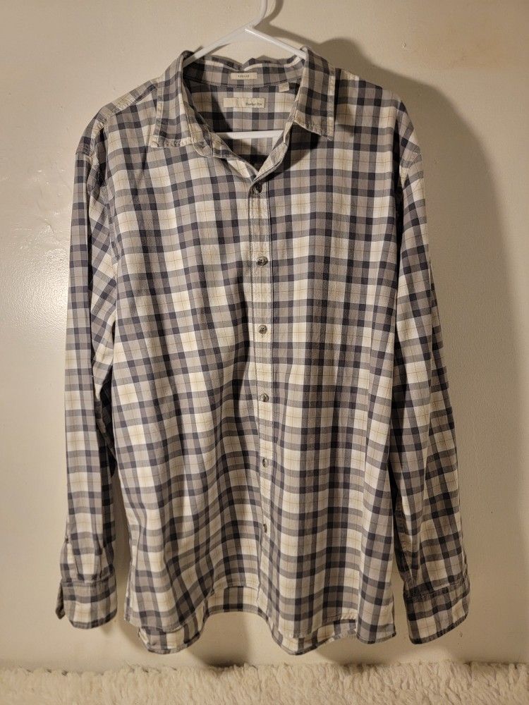 Hawker Rye Men's XL Plaid Button Down Shirt