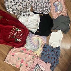 Girls LOT Of Clothes Size 10-12 