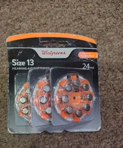 Hearing aid batteries