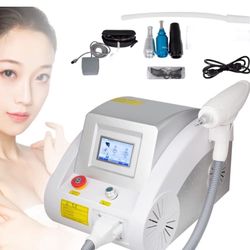 1000W Portable Dark-spot Removal Beauty Machine ND YAG Laser Tattoo Removal Machine Eyebrow Pigment RemovalFacial Beauty Machine for SPA(new)