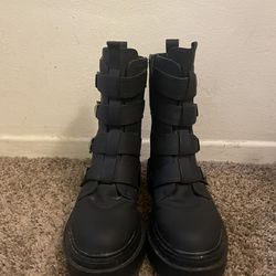 Black Platform Boots 
