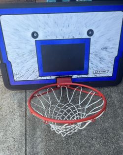 Basketball backboard for life