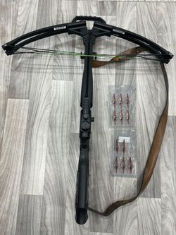 Barnett Jackal Crossbow With Scope Broadheads & Sling (A1D029275)