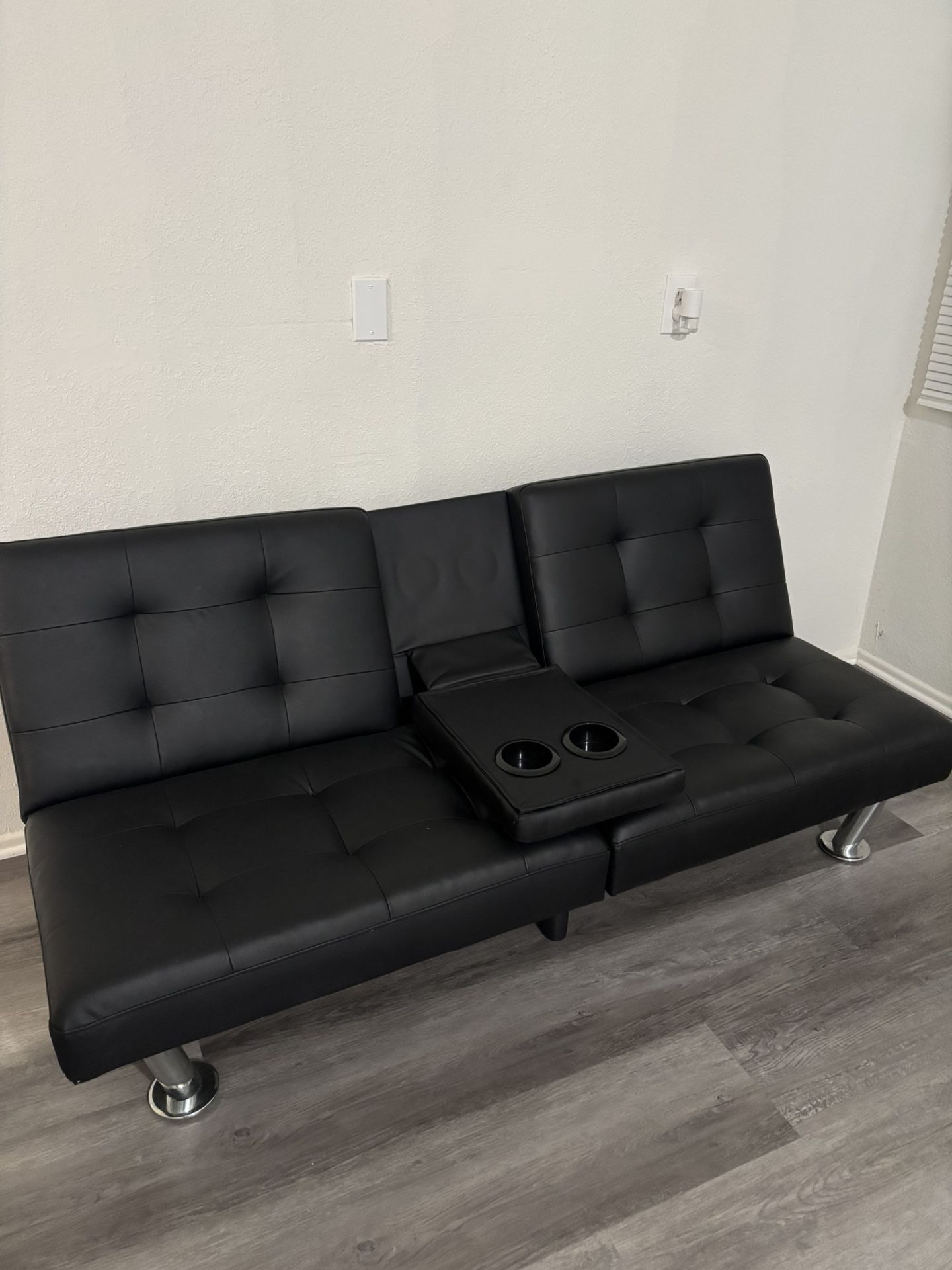 Couch (black Leather)