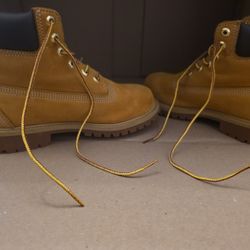 Kid's Timberland 6in. Premium Boot Wheat (2.5 Size)