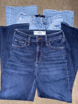 Hollister High-Rise Flare Jeans Bundle Size 00S