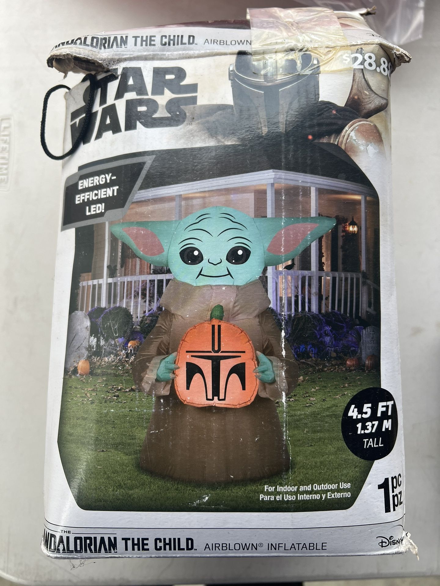 Star Wars The Child Halloween Inflatable Grogu “Baby Yoda”