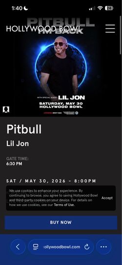 Pitbull tickets  want to buy 4 tickets! - Pitbull concert