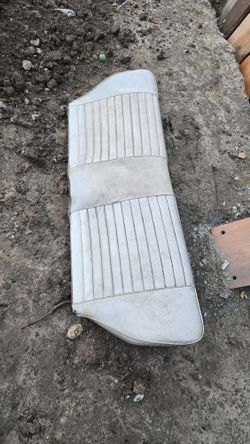 60s Ford Mustang White Seat