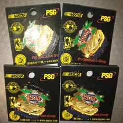 Lot (3) Super Bowl Pins XXXV Baltimore Ravens & NY Giants NFL