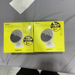 Logitech Circle 2 Indoor/Outdoor Weatherproof Wireless Home Security Camera (Person Detection, 24-Hr Free Time-Lapse), Works with Alexa and Google Ass