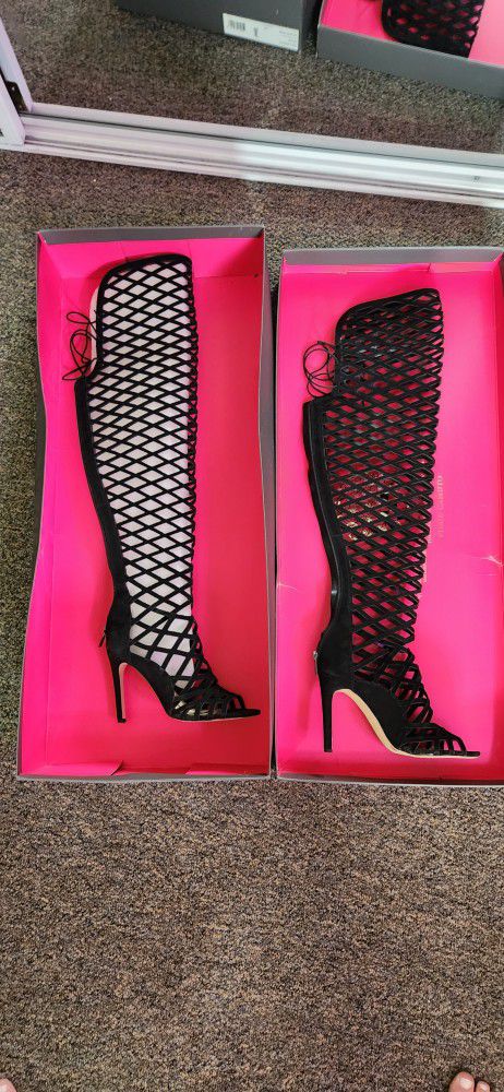 Vince Camuto Thigh High Heels Size 37