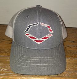 Evoshield - Baseball Hat - Size: Youth - Adjustable Snapback - Meshback - Polyester - Grey/White