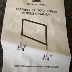 Portable Projector Screen