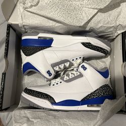 Jordan 3 Racer Blue Size DS 9M/10.5W
