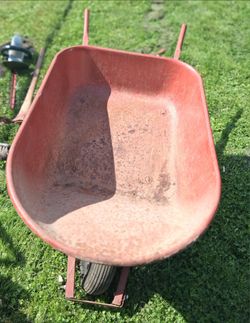 Wheelbarrow. Needs a tire