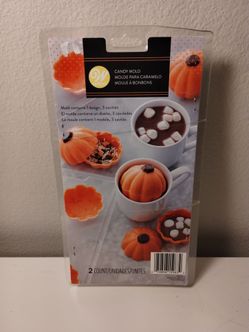 NEW Wilton Pumpkin Candy Mold Hot Chocolate Bombs Holiday Baking